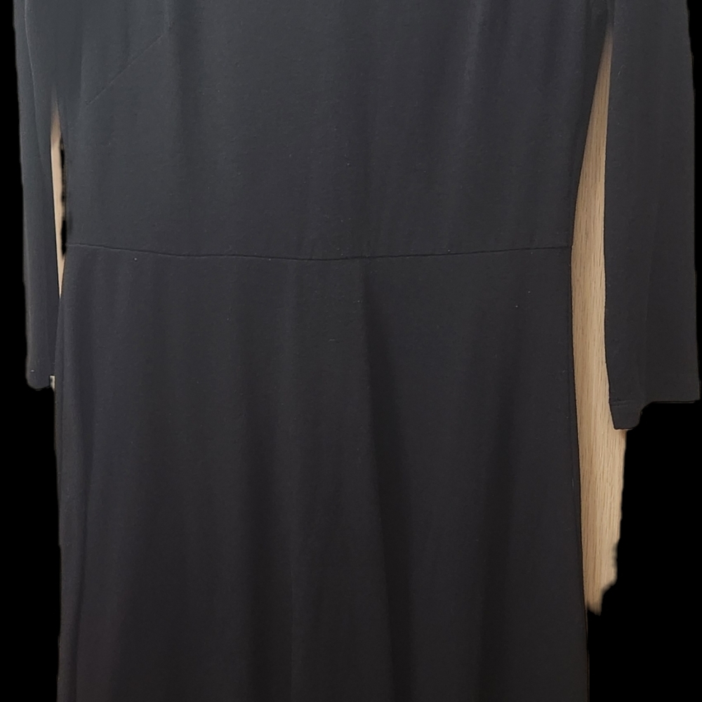 Elegant Black Long Sleeve Dress